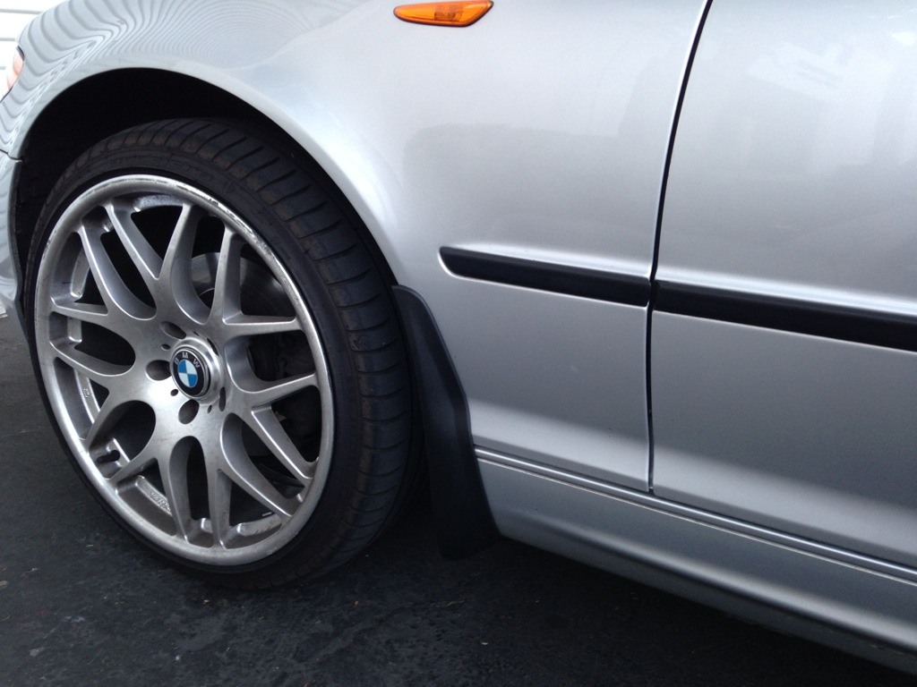 Bmw e46 front mud flaps #6
